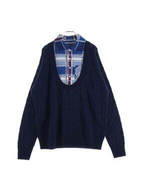 Loewe Camel Polo Shirt Combination Knit Long Sleeve